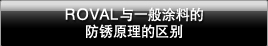 ROVAL与一般涂料的防锈原理的区别